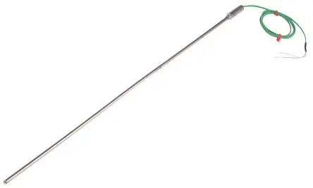Produktfoto 1 von RS PRO RS015/0816 Edelstahl Mineralisoliertes Thermoelement Typ K, Ø 4.5 mm x 500 mm -40 °C → 1100 °C