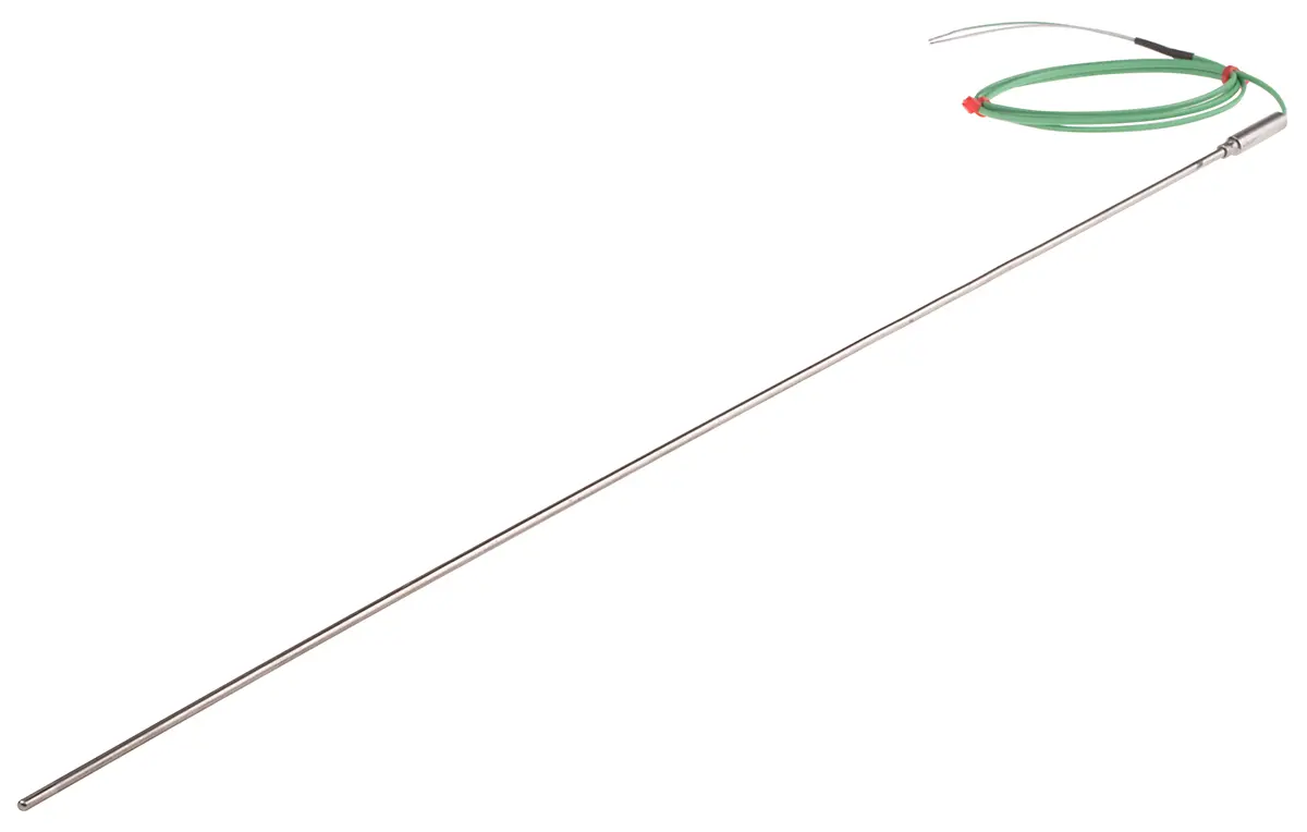 Produktfoto 1 von RS PRO Edelstahl Mineralisoliertes Thermoelement Typ K, Ø 3mm x 500mm → +1100°C