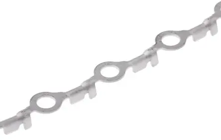 Produktfoto 1 von TE Connectivity 42037 Ringkabelschuh, Unisoliert 22 AWG, Grau, 18 AWG max.AWG, aussen ø 7.52 mm, innen ø 4.34 mm, M4