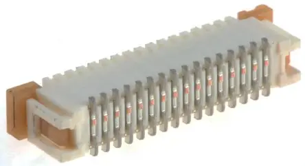 Produktfoto 1 von Molex 52610, Oberfläche Gerade FPC-Steckverbinder, 16-polig Buchse / 1-reihig, Raster 1 mm, ZIF-Kontakt vertikal