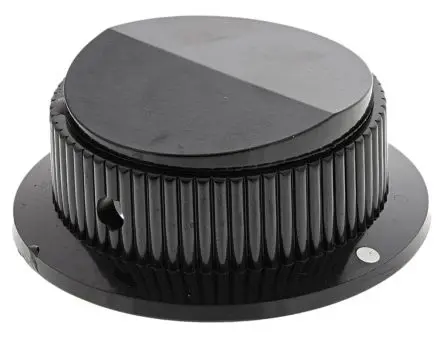 Produktfoto 1 von Vishay Drehschalterknopf Schwarz