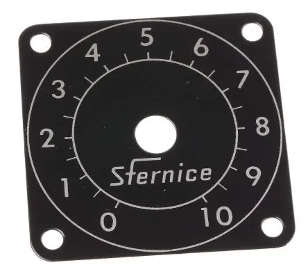 Produktfoto 1 von Vishay Zählscheibe zur Verwend.mit RT12 Potentiometer, Innen ø 45 mm