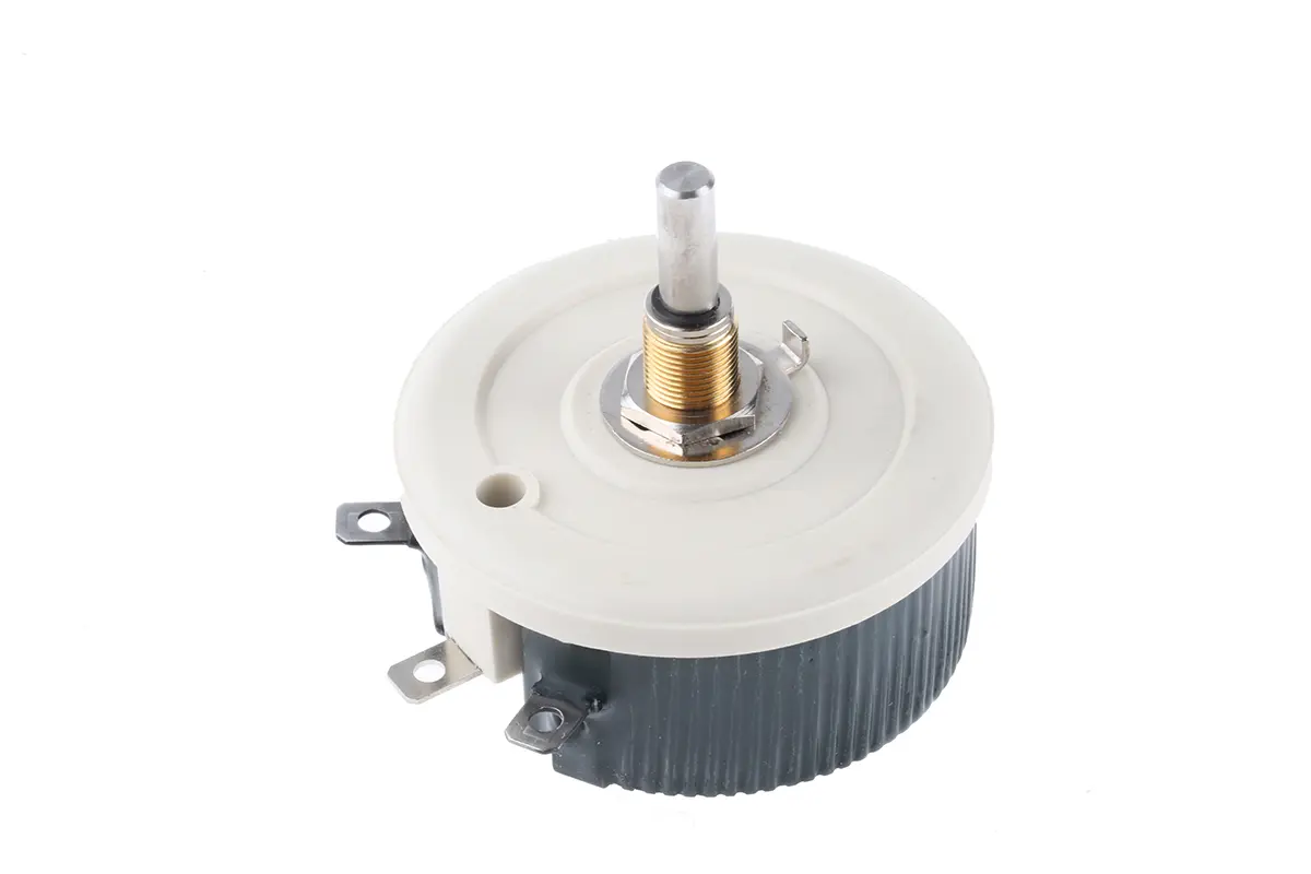 Vishay Serie RT Rheostat, 10Ω ±10% 55W, Schaft ø 6 mm, Frontplattenmontage, Bohr ø 10.5mm, Lötöse, 60 x 64mm