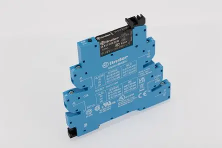 Produktfoto 1 von Finder 39 Interface Relais 12V ac/dc, 1-poliger Umschalter DIN-Hutschiene 15mA