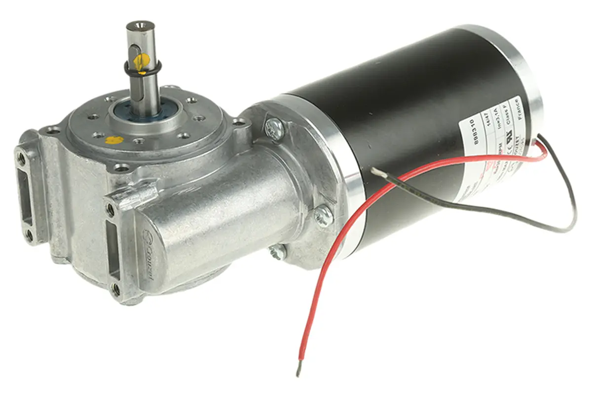 Produktfoto 1 von Crouzet 89 8xx Bürsten-Getriebemotor DC-Getriebemotor bis 10 Nm, 24V dc / 102 W, 60U/min, Wellen-Ø 9.99 mm, 97.5mm x