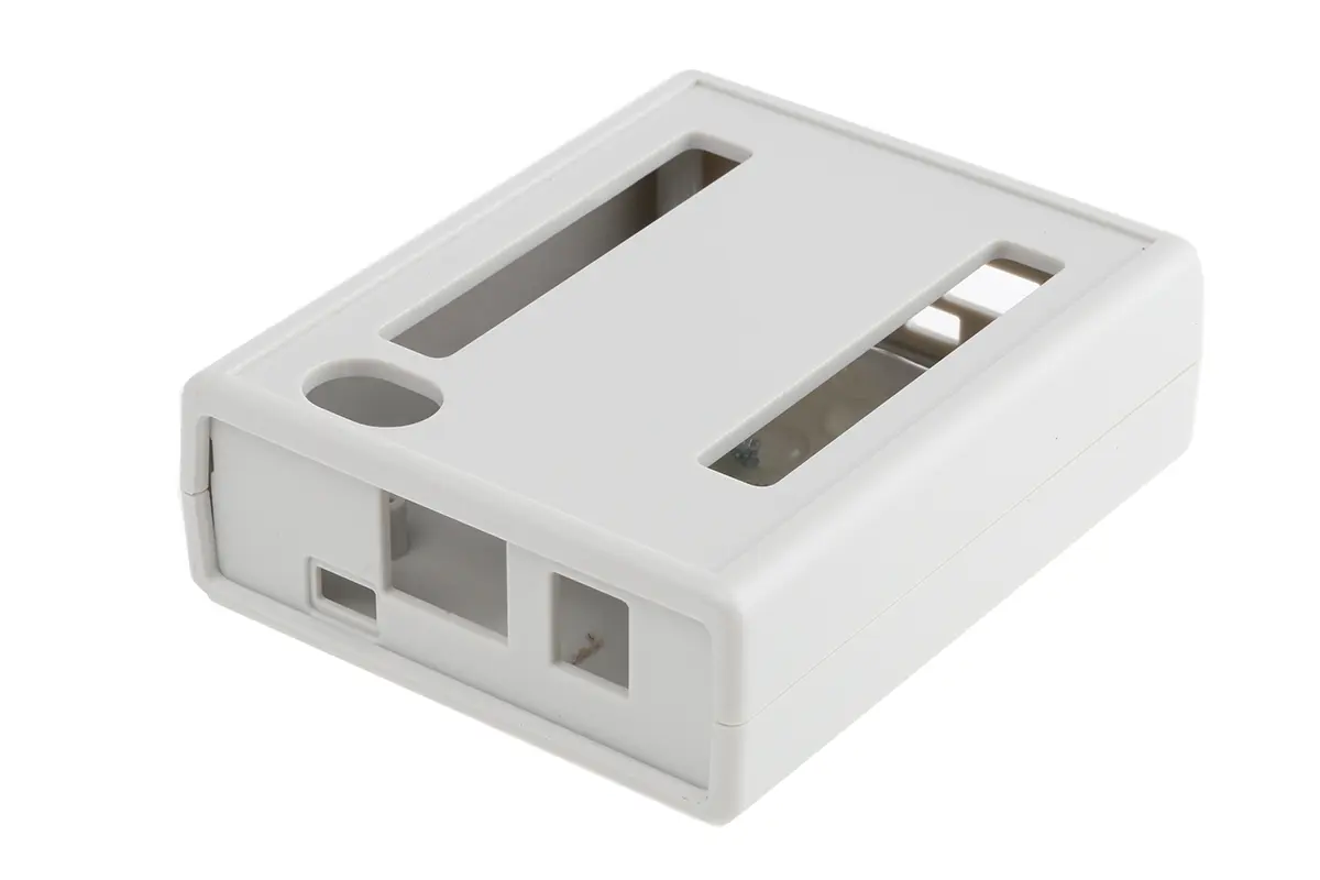 Produktfoto 1 von Hammond Gehäuse der Entwicklungsplatine, Grau, ABS, für BeagleBone Black, 111.25 mm