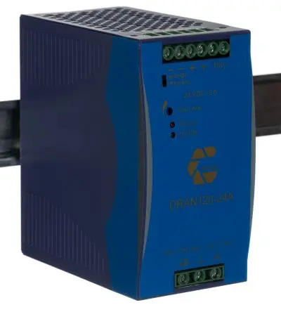 Produktfoto 1 von Chinfa DRAN120 DIN-Schienen Netzteil Geschalteter Modus 264V ac AC / 5 A 24V dc DC 120 W