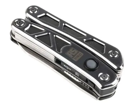 Produktfoto 1 von RS PRO 130 mm Multifunktionswerkzeug, Multifunktionswerkzeug / Edelstahl Griff, 29 g