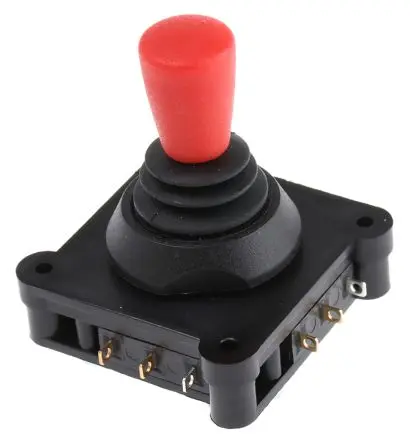 Produktfoto 1 von APEM 1000 Joystick, 2-Achsen, 240 V ac / 6A, IP67 Griff Typ Konisch