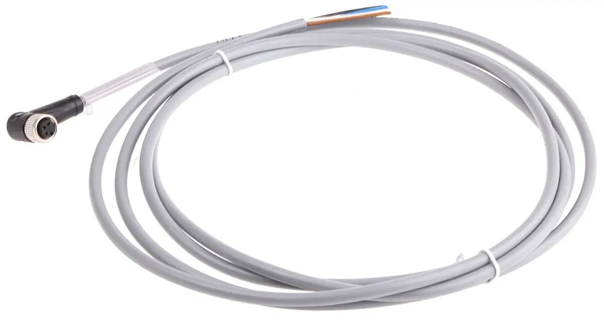 Produktfoto 1 von Pepperl + Fuchs V31-WM-2M-PVC, 4-polig Sensor-Betätigungselementkabel, Rechtwinklig Buchse / Nicht abgeschlossen, Länge
