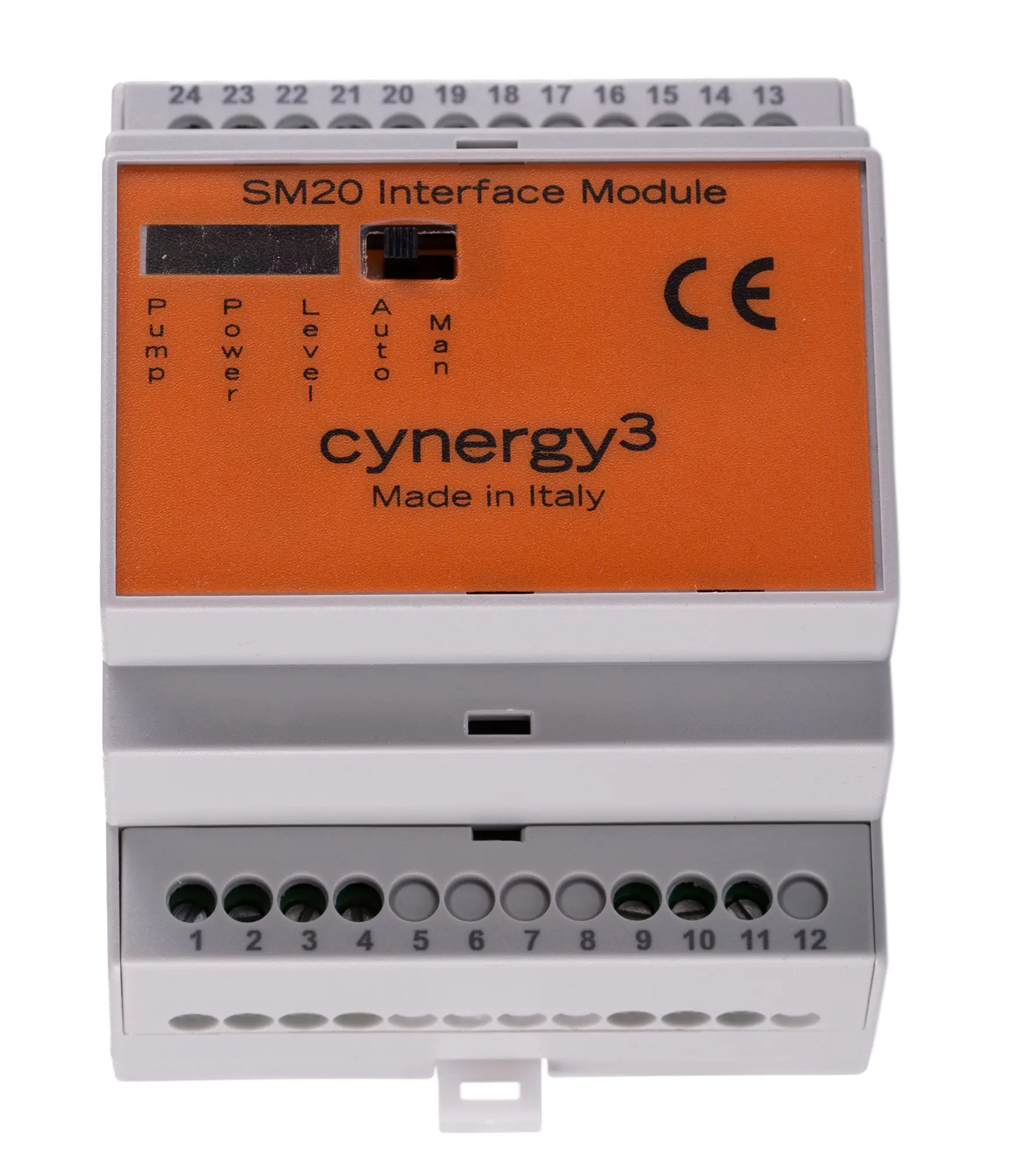 Produktfoto 1 von Sensata / Cynergy3 SM20 Niveauregler 3 x Eingänge DIN-Hutschiene, U Sonde = 12 V ac 240 V Spannung Relais