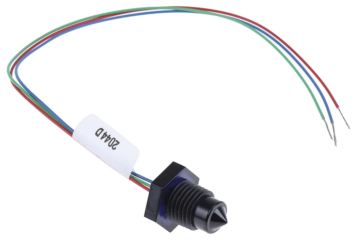 Produktfoto 1 von Sensata / Cynergy3 OLS7 Sensor, optisch Füllstandsschalter mit 250 mm Kabel Fahrgestell Polytetrafluorethylen, Nein