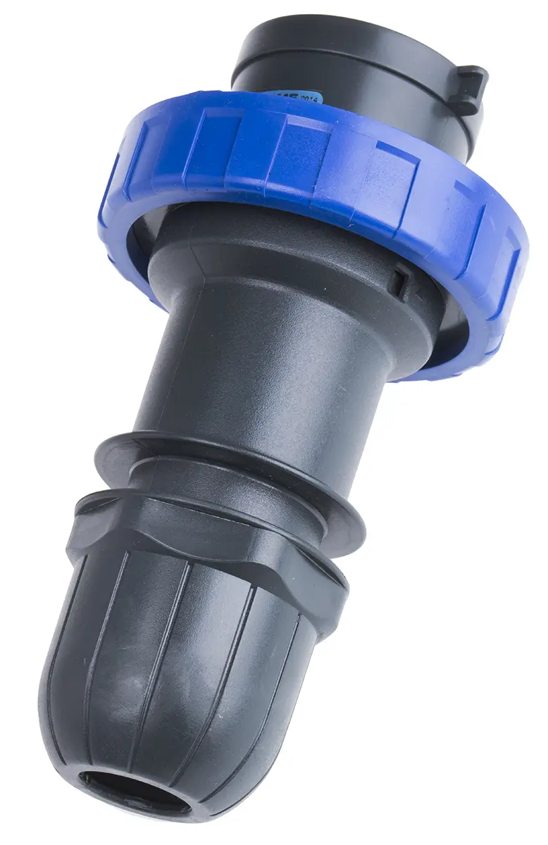 Produktfoto 1 von Scame OPTX Leistungssteckverbinder Blau 2P+PE, 230V, Kabel Gerade IP66, ATEX 32A