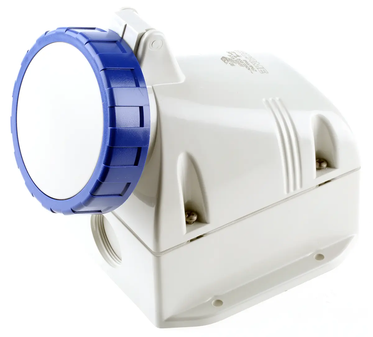 Produktfoto 1 von Scame OPTIMA-TOP Leistungssteckverbinder Blau, 230V 2P+PE / 32A, Wand IP66, IP67
