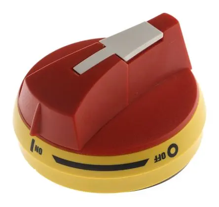 Produktfoto 1 von Socomec Gelb, Rot Sirco M Drehgriff für Universal-Lasttrennschalter, IP65