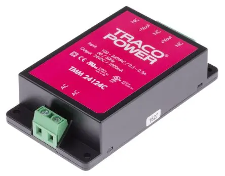 Produktfoto 1 von TRACOPOWER TMM 24 Schaltnetzteil 1 24V dc 24 W, Fahrgestell 264V ac