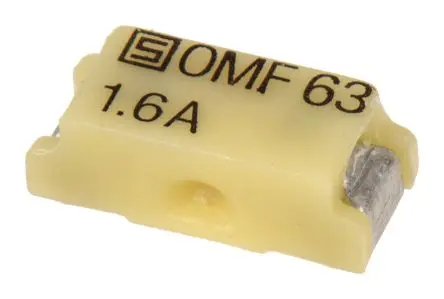 Produktfoto 1 von Schurter Nicht zurücksetzbare Sicherung 1.6A 63V ac/dc Thermoplast F 3.1mm 2.6 mm