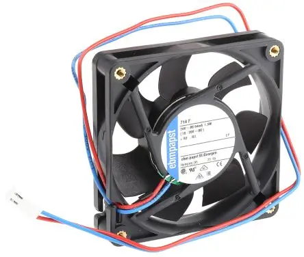 Produktfoto 1 von ebm-papst 700 F Axiallüfter, Hülse, 24V dc / 1.5 W, 5300 U/min, 44 m³/h IP20 70 mm 15mm 15 mm
