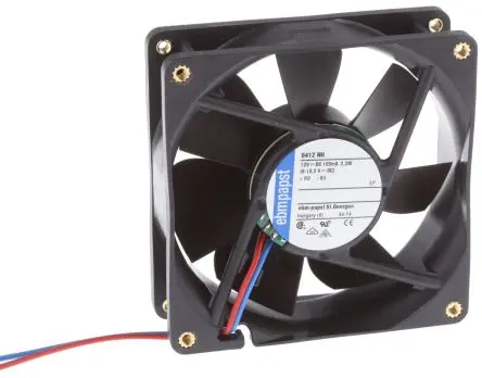 Produktfoto 1 von ebm-papst 8400 N Axiallüfter, Kugel, 12V dc / 2.2 W, 3600 U/min, 79 m³/h IP20 80 mm 25mm 25 mm