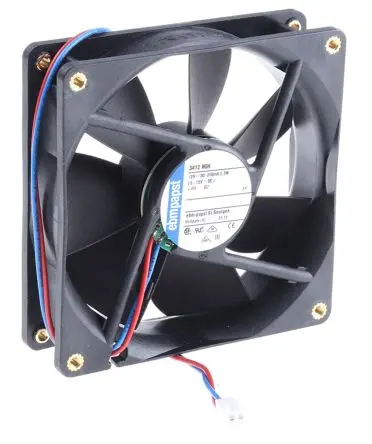 Produktfoto 1 von ebm-papst 3400 N Axiallüfter, Hülse, 12V dc / 2.5 W, 3000 U/min, 94 m³/h IP20 92 mm 92mm 25 mm