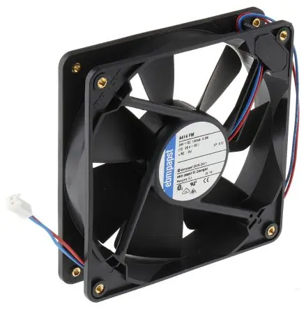 Produktfoto 1 von ebm-papst 4400 F Axiallüfter, Kugel, 24V dc / 3.2 W, 2400 U/min, 140 m³/h IP20 119 mm 25mm 25 mm