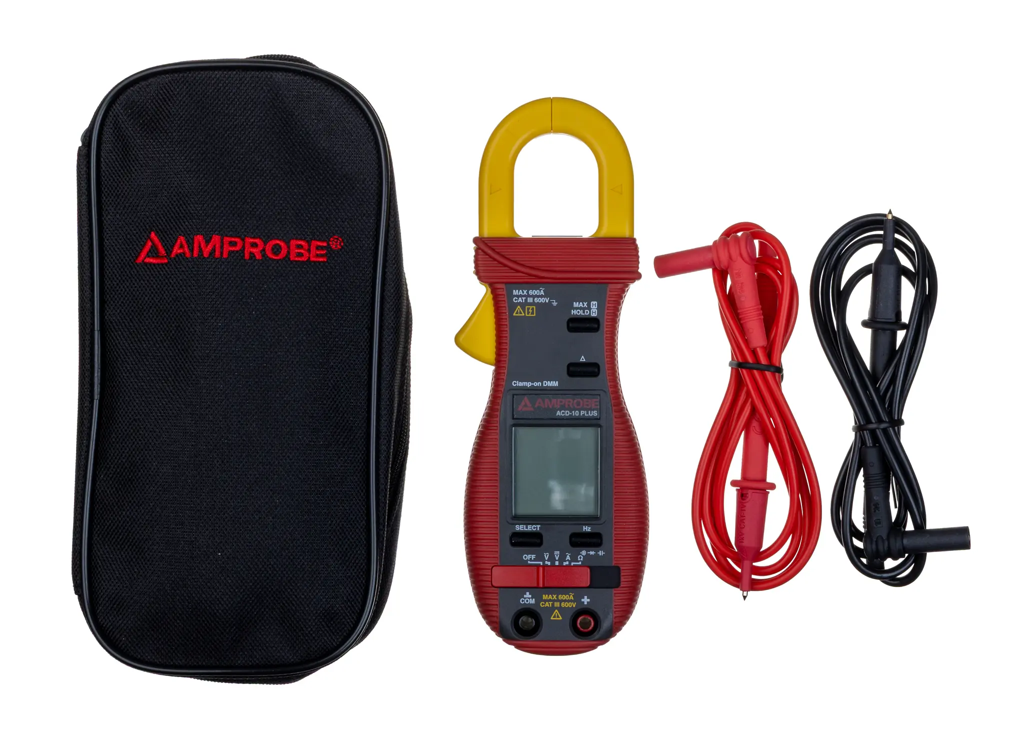 Produktfoto 1 von BEHA-Amprobe ACD-10 PLUS Stromzange AC/DC-Stromzange 600 A ac CAT III 600 V ac, 600 V dc, 40 mΩ