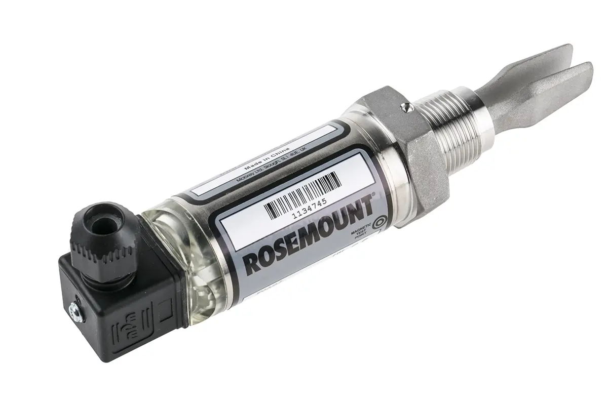 Rosemount 2110 Gabel-Schwimmerschalter Schwinggabel Seitlich, Montage von oben-Montage Edelstahl bis 100 bar -40 °C /