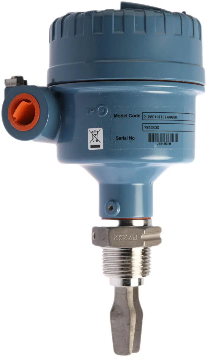 Rosemount 2120 Gabel-Schwimmerschalter Schwinggabel mit 44 mm Kabel Seitlich, Montage von oben-Montage Aluminium, ATEX