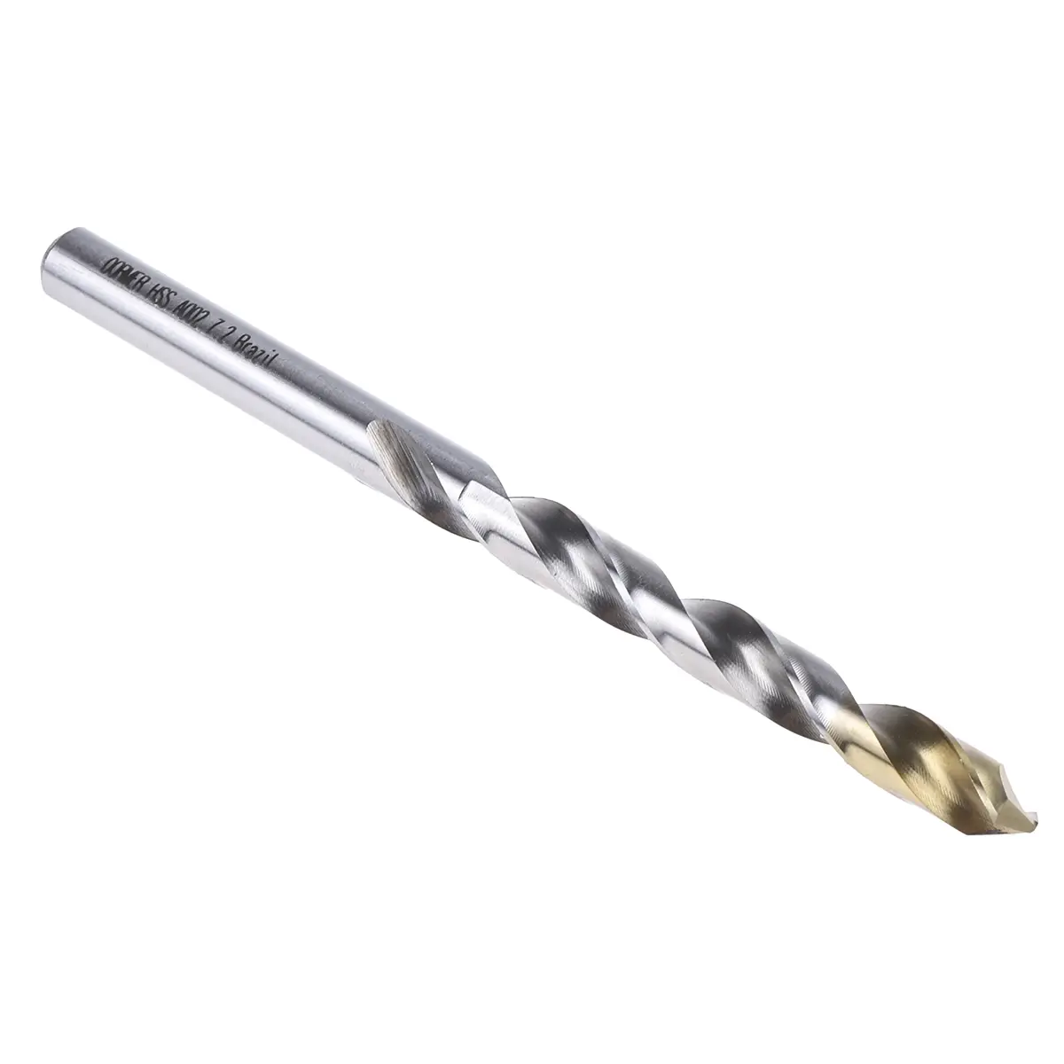 Produktfoto 1 von Dormer A002 HSS TiN Spiralbohrer 7.2mm x 109 mm, Anschliffwinkel 118°