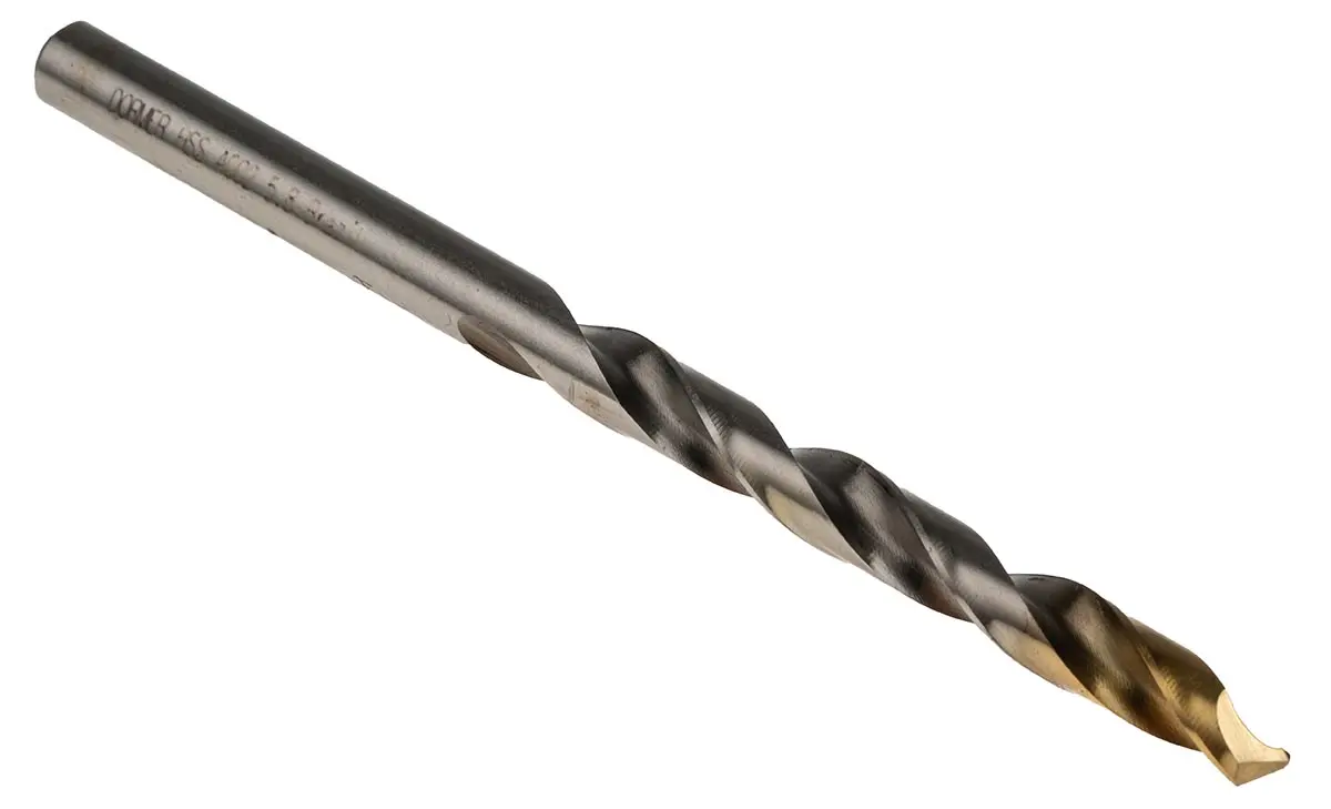 Produktfoto 1 von Dormer A002 HSS TiN Spiralbohrer 5.8mm x 93 mm, 5 Stück