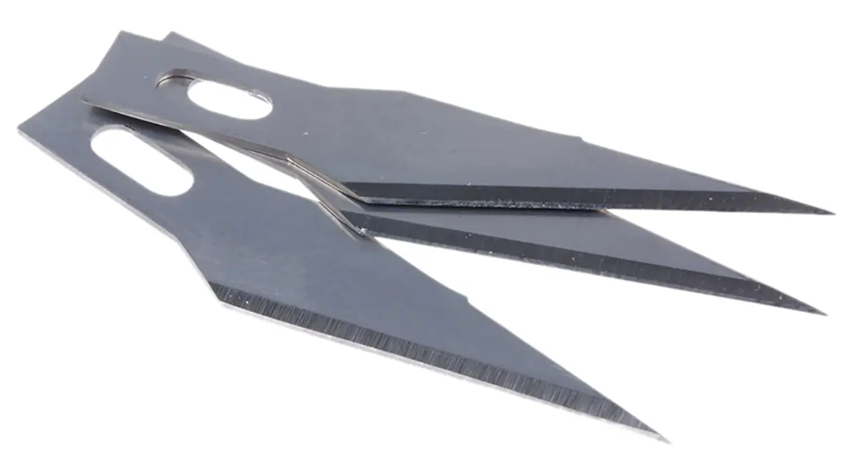 Produktfoto 1 von Facom Teppichmesser-Klinge Spitzschneide 50 mm 5-teilig