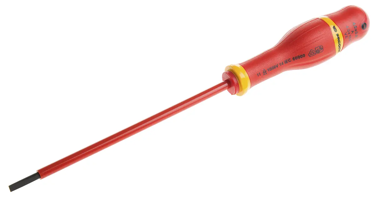 Produktfoto 1 von Facom VDE 1000V zugelassen Isoliert, 260 mm / Klinge 150 mm