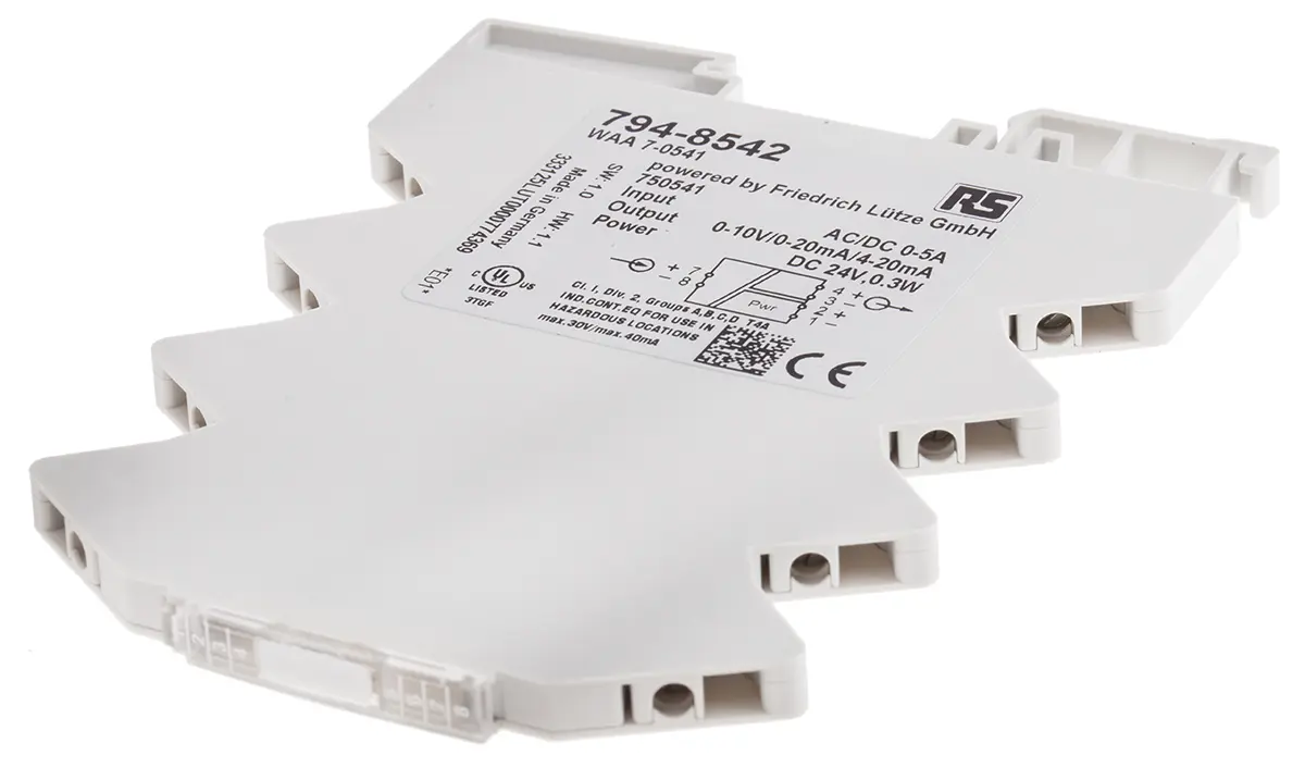 Produktfoto 1 von RS PRO Serie 3100 Signalwandler DIN-Hutschiene, CE