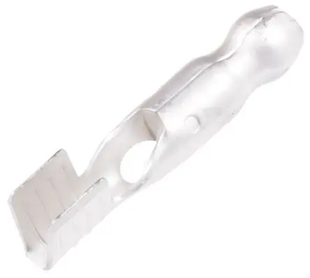 Produktfoto 1 von TE Connectivity Stecker 42865 ø 4.6 mm Unisoliert 14 AWG Kabelschuh Rundstecker 10 AWG