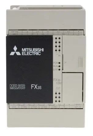 Produktfoto 1 von Mitsubishi FX3S SPS CPU, 6 Eing. Relais Ausg.Typ DC Eing.Typ