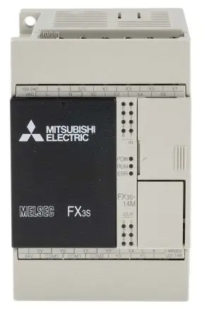 Produktfoto 1 von Mitsubishi FX3S SPS CPU, 8 Eing. Relais, Transistor Ausg.Typ DC Eing.Typ