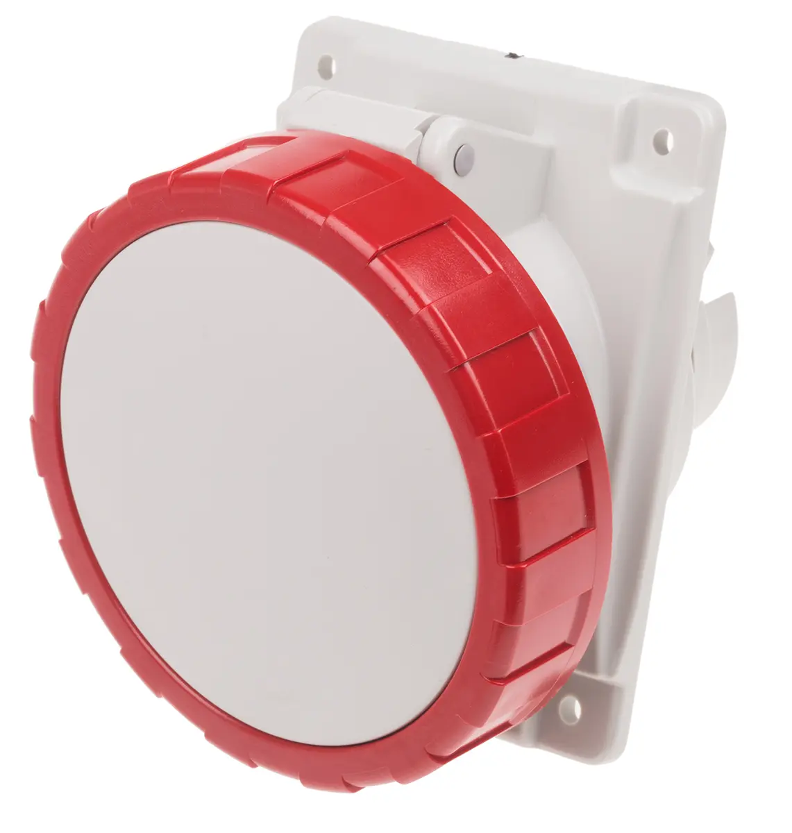 Produktfoto 1 von Scame Optima Stromversorgungssteckverbinder in robuster Ausführung Rot, 415V 3P+N+PE / 32A, Panel IP66, IP67
