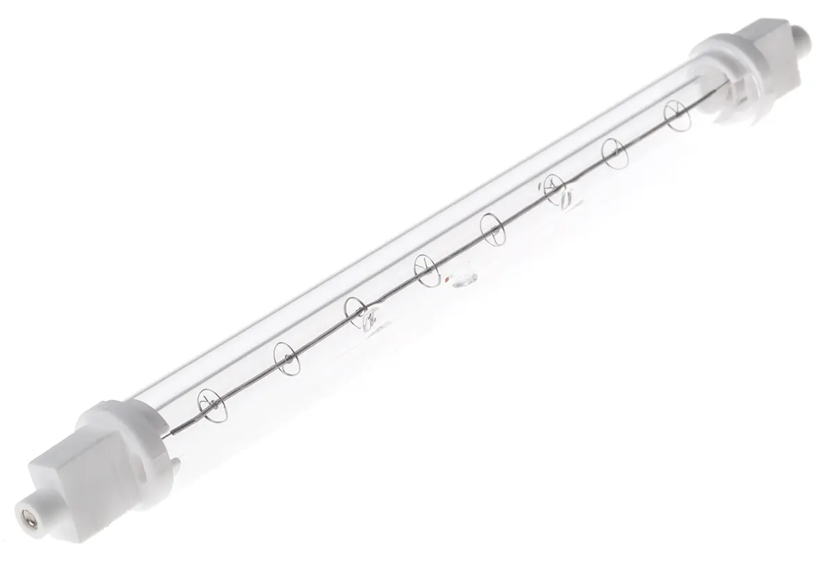 Produktfoto 1 von RS PRO Infrarot-Array-Sensor, Klar, 300 W, R7S, 230V, 220 mm lang, 19 mm Ø