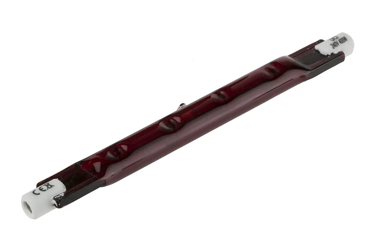 Produktfoto 1 von RS PRO Infrarot-Array-Sensor, Rot, 400 W, R7S, 230V, 118 mm lang, 10 mm Ø