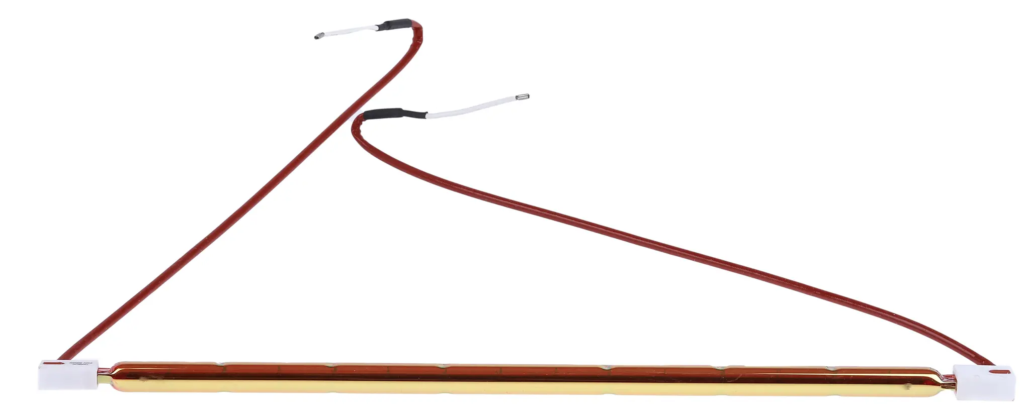 Produktfoto 1 von RS PRO Infrarotlampe, Gold, 2000 W, SK15, 230 V, 350 mm lang, 20mm Ø, 5000h Lebensdauer