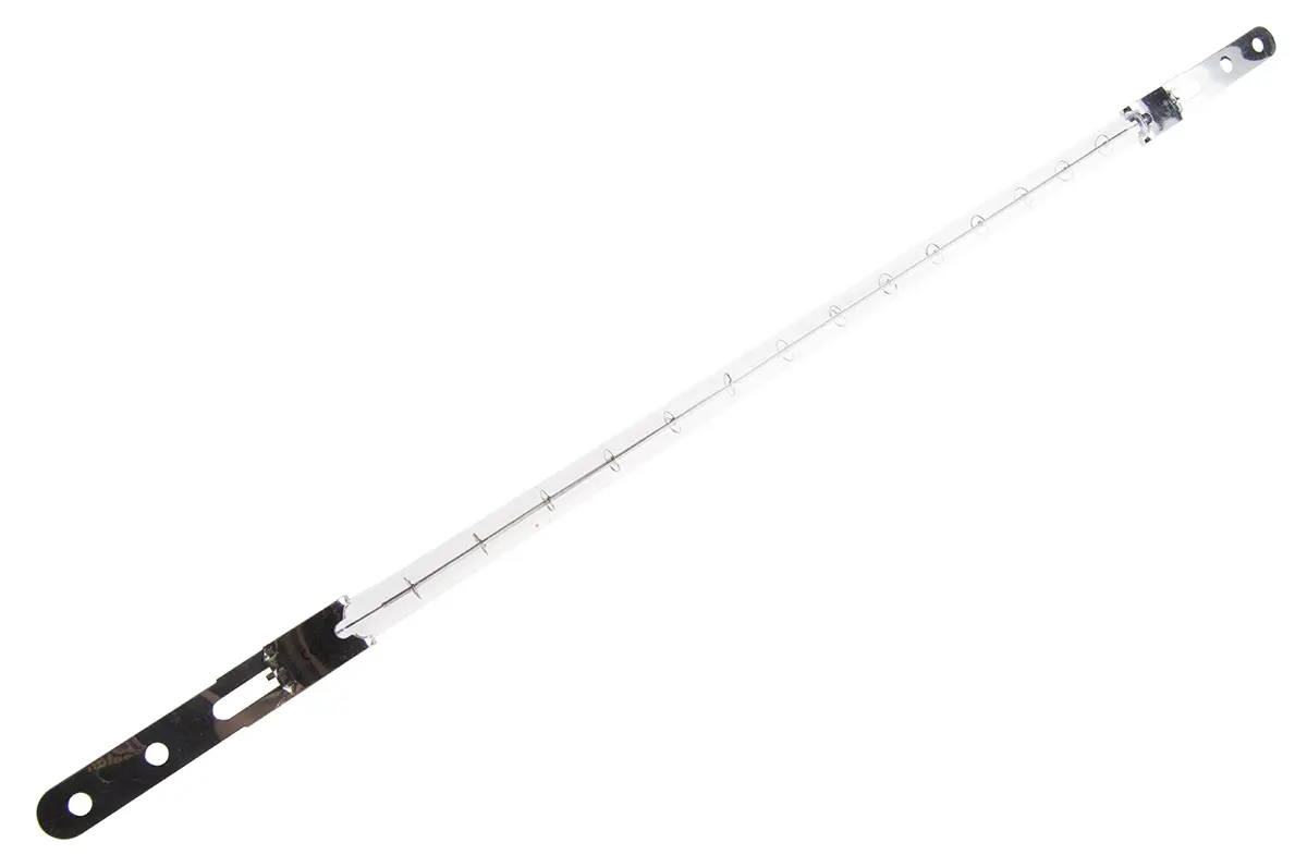 Produktfoto 1 von RS PRO Infrarotlampe, Klar, 1000 W, X-Band, 230 V, 370 mm lang, 10mm Ø