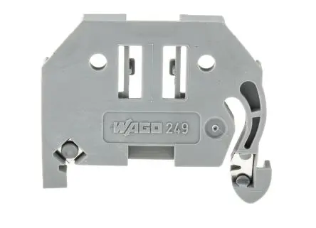 Produktfoto 1 von WAGO 249 Endanschlag für DIN-Schiene 35