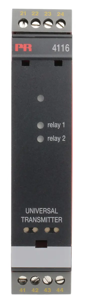 Produktfoto 1 von PR Electronics Serie 4100 Frequenzwandler 21.6 to 253 V ac, 19.2 to 300 V dc, Universitäten 0 to 12 V dc EIN / Spannung,