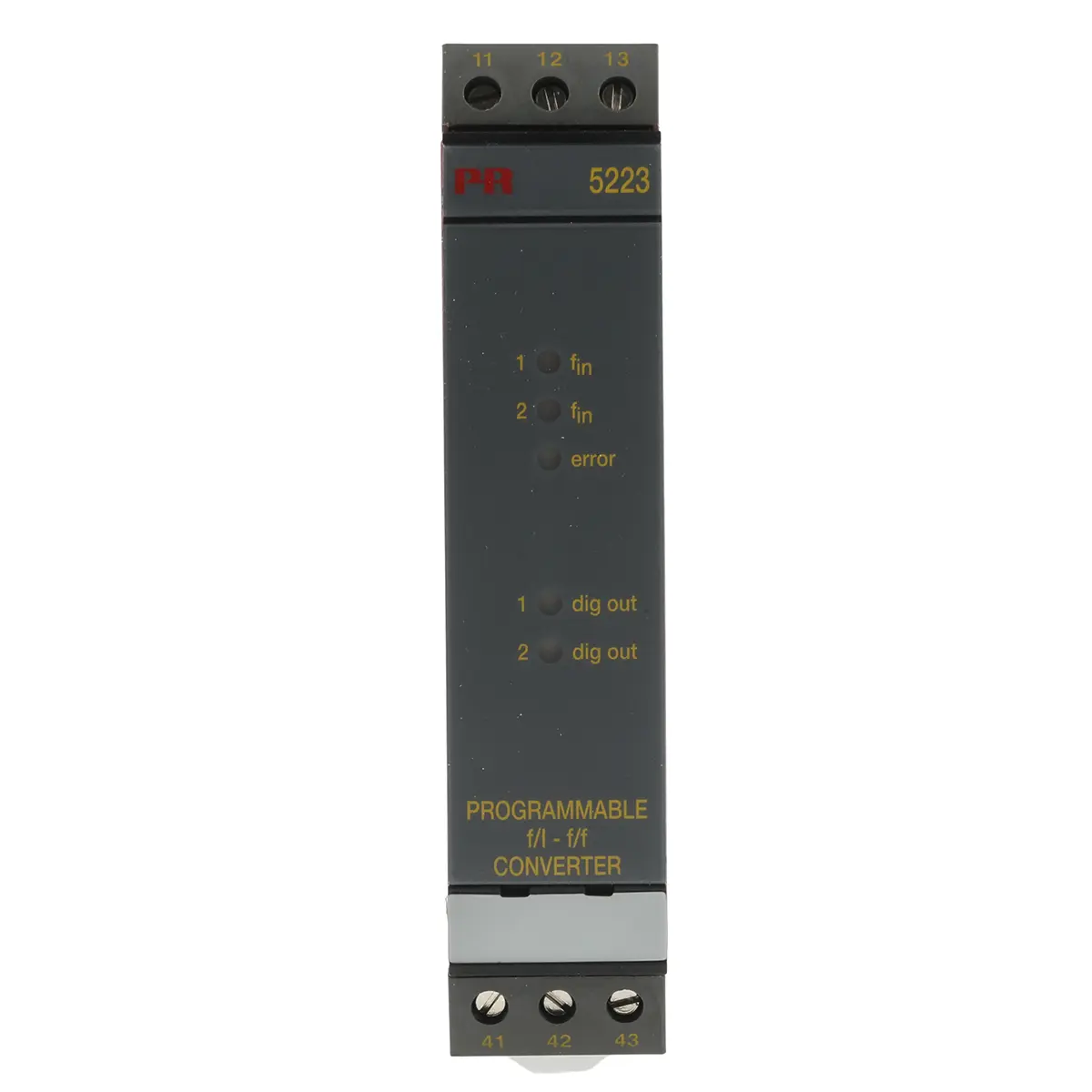 Produktfoto 1 von PR Electronics Serie 5 Signalwandler, Frequenz 0 to 20 kHz EIN / NPN, Relais, TTL, PnP Schienenverkehr, Zone, Zone 2,