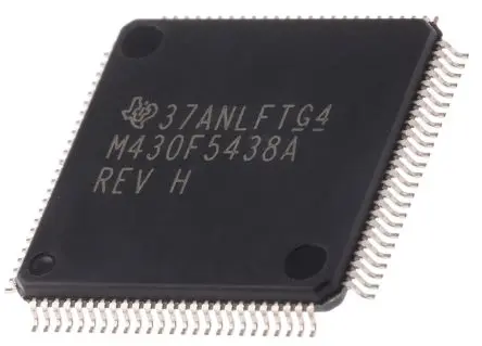 Produktfoto 1 von Texas Instruments Mikrocontroller MSP430F5438A MSP430 16 bit Oberfläche 256kB Flash LQFP 100-Pin 25 MHz 16 kB RAM