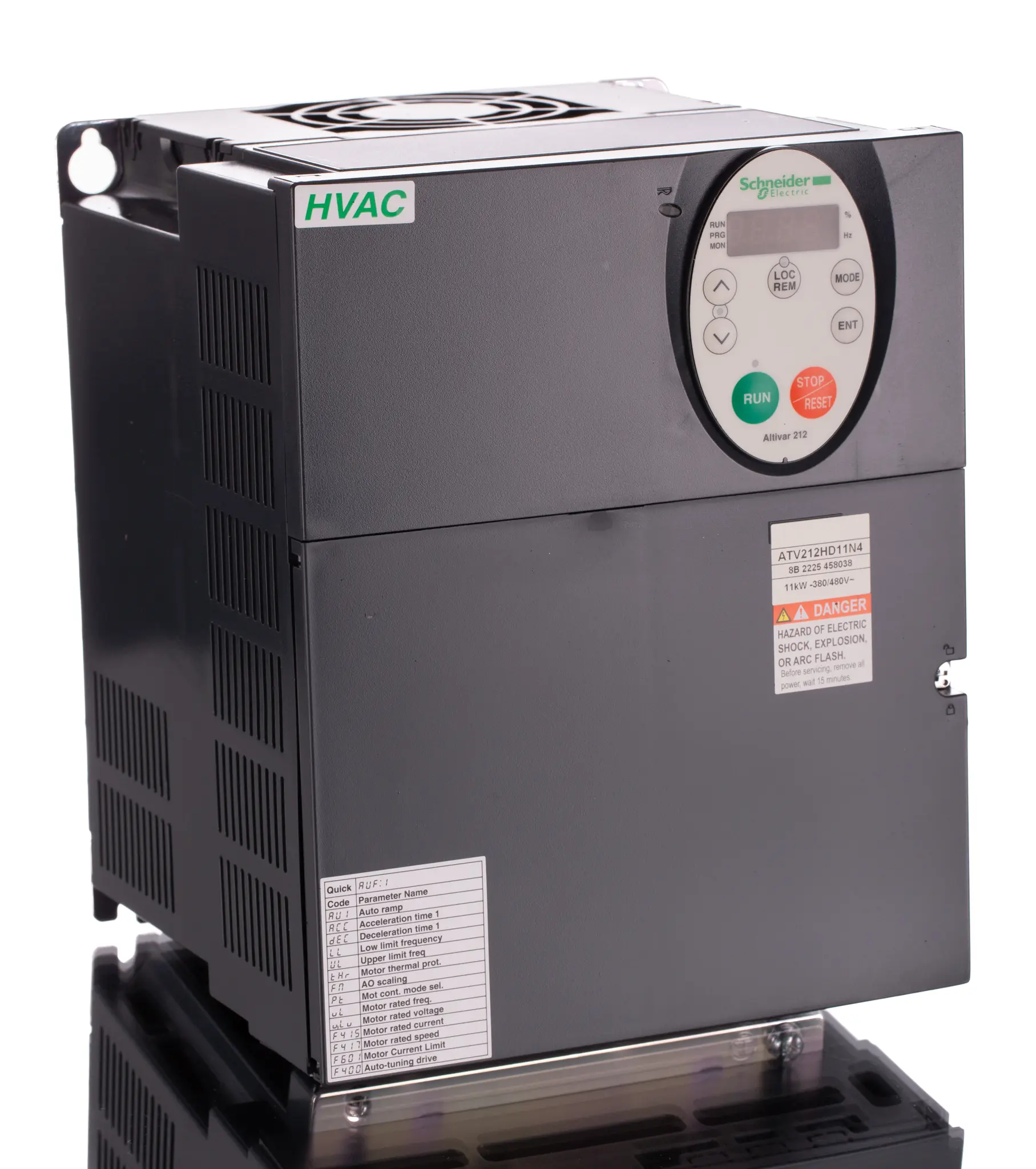 Produktfoto 1 von Schneider Electric ATV 212 3-Phasen Frequenzumrichter 11 kW 528 V 22.5 A 200Hz