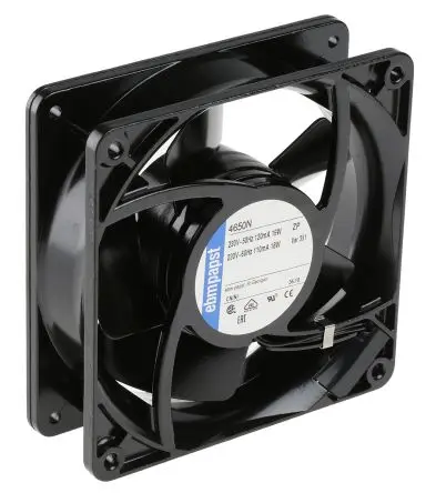 Produktfoto 1 von ebm-papst 4000 N Axial-Lüfterkit, Hülse, 230V ac / 19 W, 2650 U/min, 160 m³/h IP20 119 mm 119mm 38 mm
