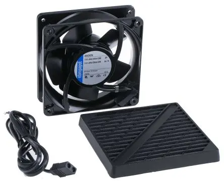 ebm-papst 4000 N Axial-Lüfterkit, Hülse, 115V ac / 18 W, 3100 U/min, 180 m³/h IP20 119 mm 119mm 38 mm