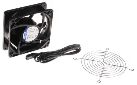 Produktfoto 1 von ebm-papst 4000 N Axial-Lüfterkit, Hülse, 115V ac / 18 W, 3100 U/min, 180 m³/h IP20 119 mm 119mm 38 mm