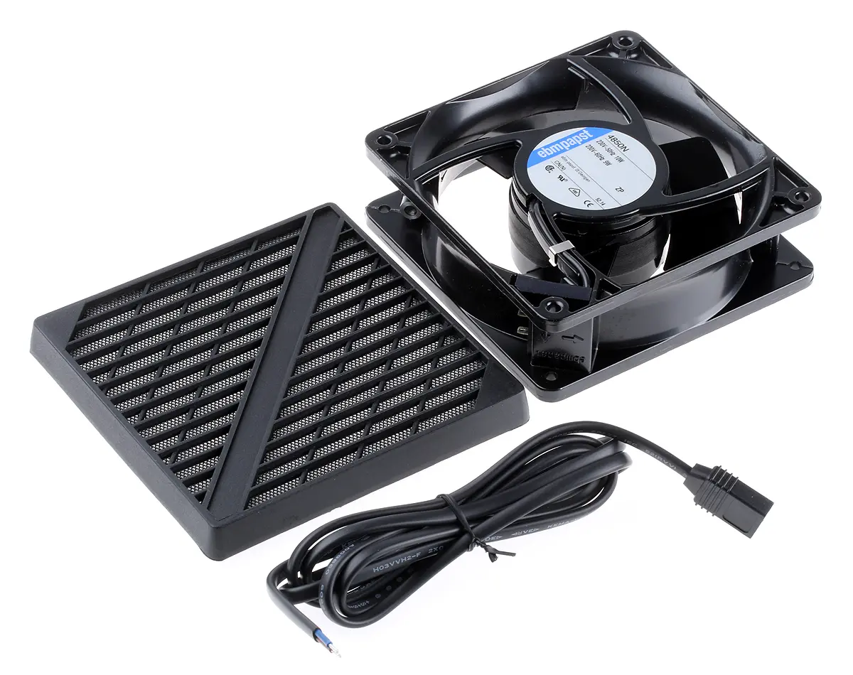 Produktfoto 1 von ebm-papst 4000 N Axial-Lüfterkit, Hülse, 230V ac / 10 W, 1800 U/min, 100 m³/h IP20 119 mm 119mm 38 mm